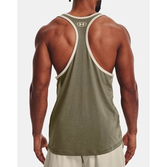 Under Armour 1370487 361 Men's Sz XL Green Project Rock "BSR" Flag Tank Top - Picture 8 of 8